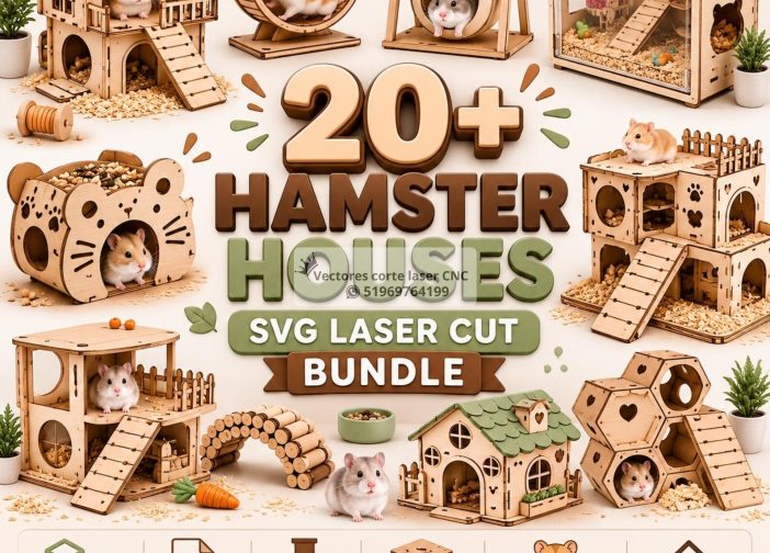 Paquete de mas de casas para hámster