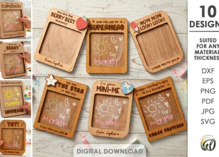 Paquete de mini pizarra para el Día de la Madre