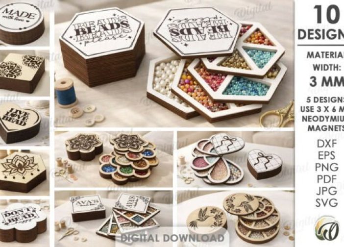 Paquete de organizadores de cuentas en capas