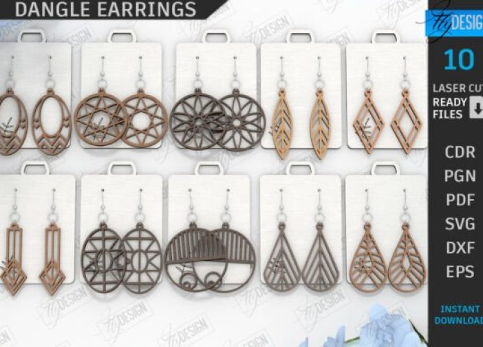 Paquete de pendientes aretes colgantes