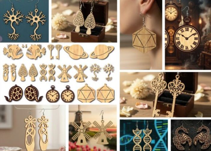 Paquete de pendientes aretes geek