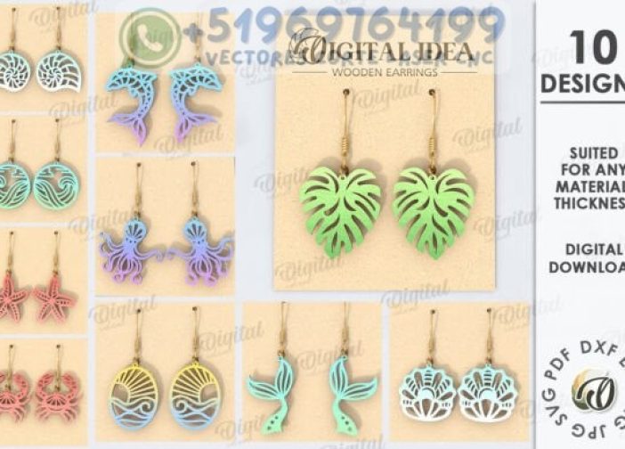 Paquete de pendientes de verano