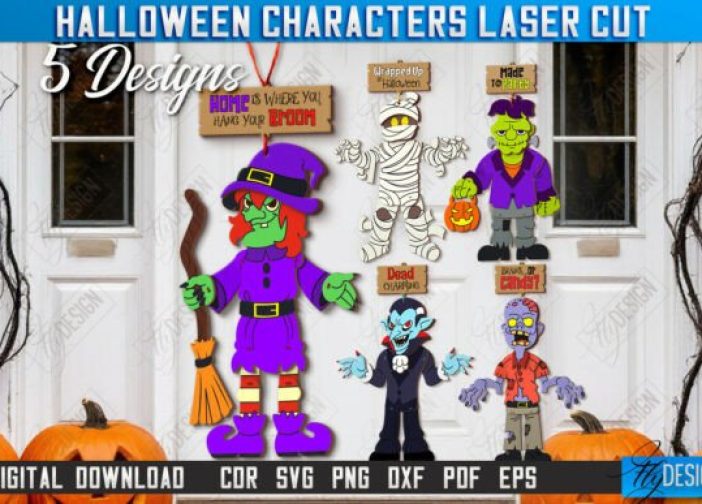 Paquete de personajes de Halloween