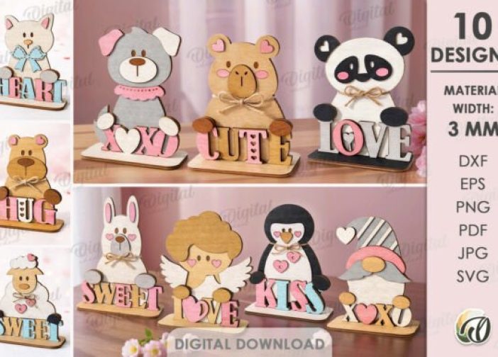 Paquete de personajes de San Valentín