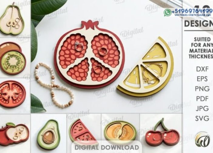 Paquete de platos Tinket de frutas y verduras