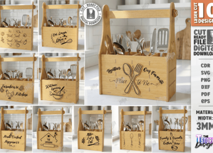 Paquete de porta utensilios de cocina