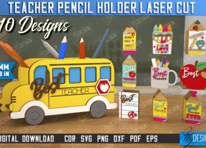 Paquete de portalápices para profesores