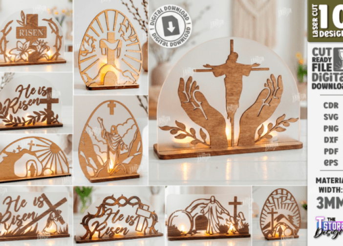 Paquete de portavelas de Pascua