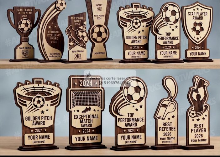 Paquete de premios académicos deportivos
