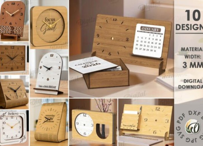 Paquete de relojes de mesa