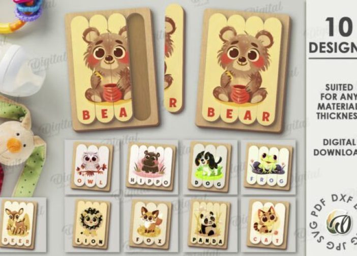 Paquete de rompecabezas Montessori para niños