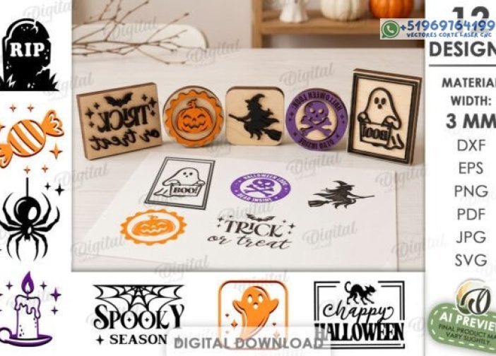 Paquete de sellos de Halloween