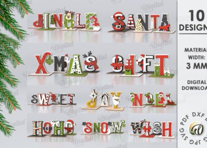 Paquete de soportes decorativos