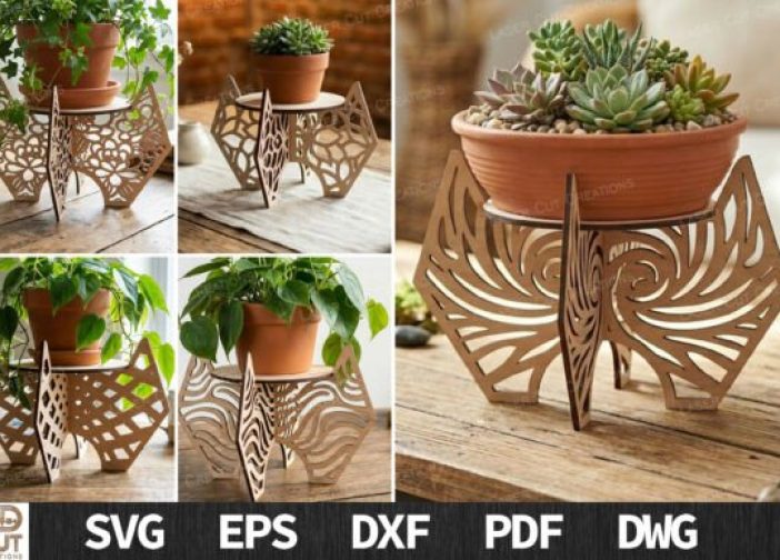 Paquete de soportes maceta plantas