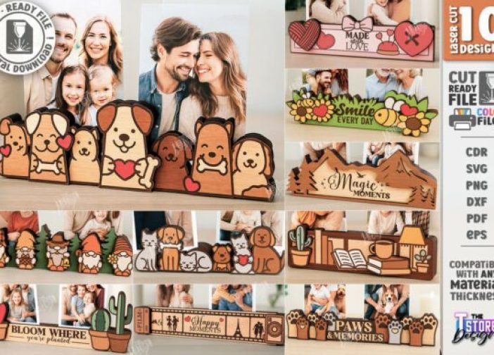 Paquete de soportes magnéticos para fotos