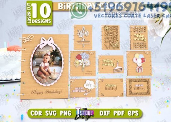 Paquete de tarjetas de cumpleaños