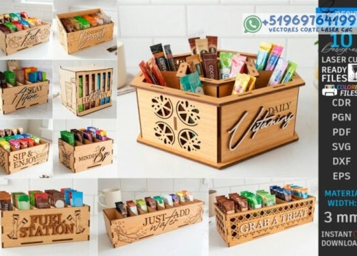 Paquete organizador de sobres de bebidas Para mas Vectores Whatsapp 51969764199