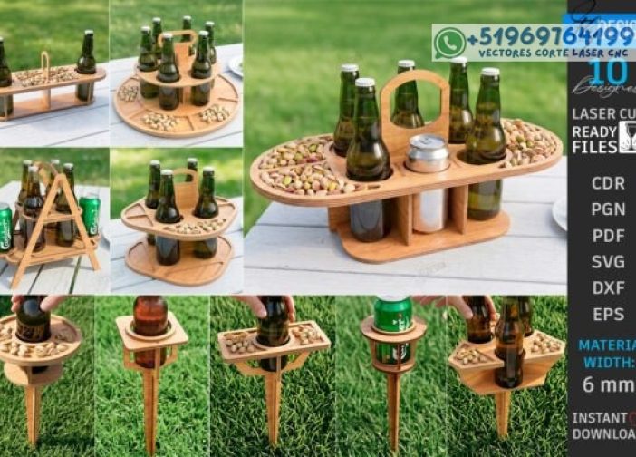 Paquete para mesa de picnic con cerveza al aire libre Para mas Vectores Whatsapp 51969764199