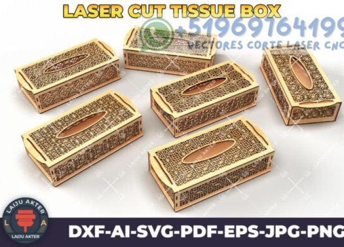 Paquete porta pañuelos dispensador decorativos