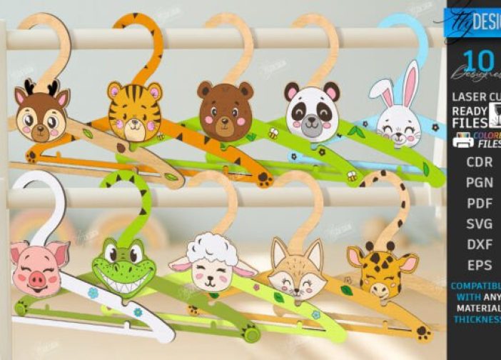 Perchas armador clavijero gancho colgador en forma de animales tiernos