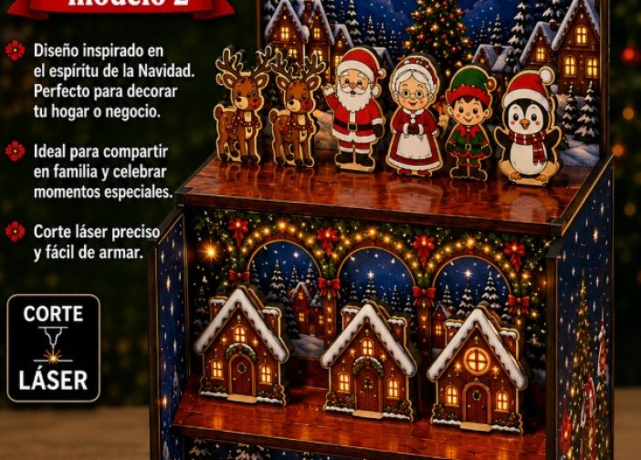 Pesebre navideño 3mm modelo 2