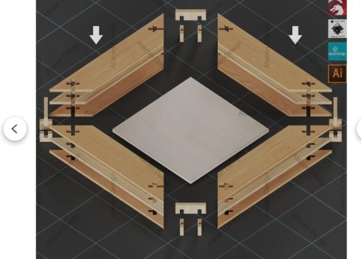 Plantillas de marcos para exhibiciones de fotografias