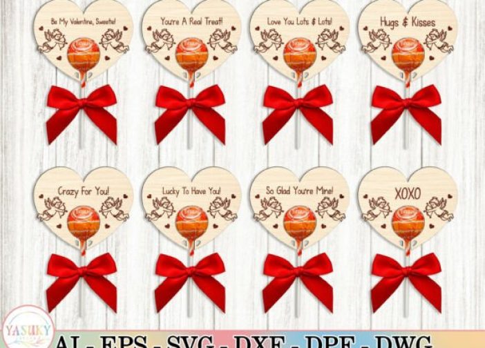 Porta caramelos chupetin chupaleta chupachus piruleta con forma de corazon