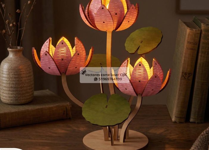 Portavelas de loto velas de te