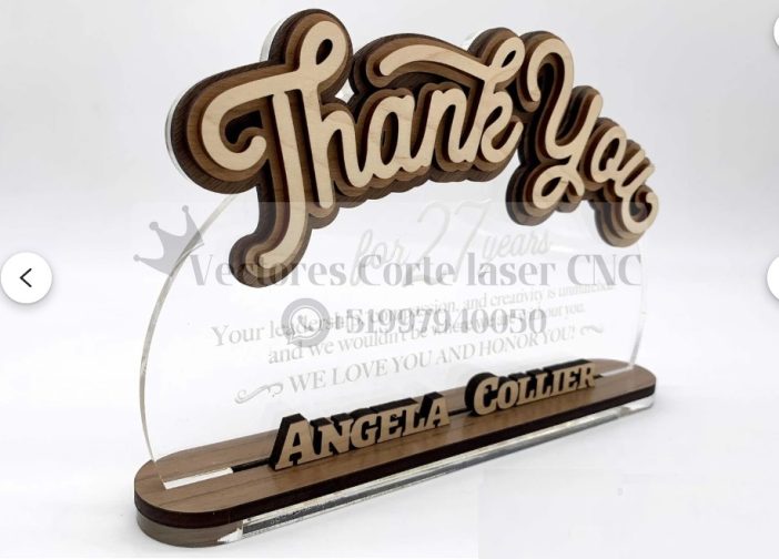 Premio de agradecimiento en capas