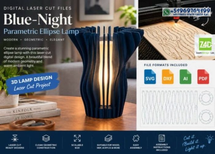 Proyecto láser de lámpara paramétrica nocturna