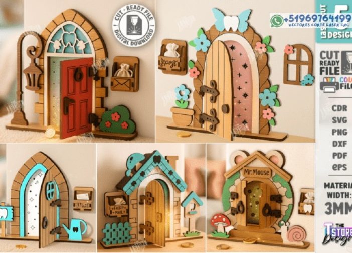 Puerta de hadas de los dientes Habitación para niños