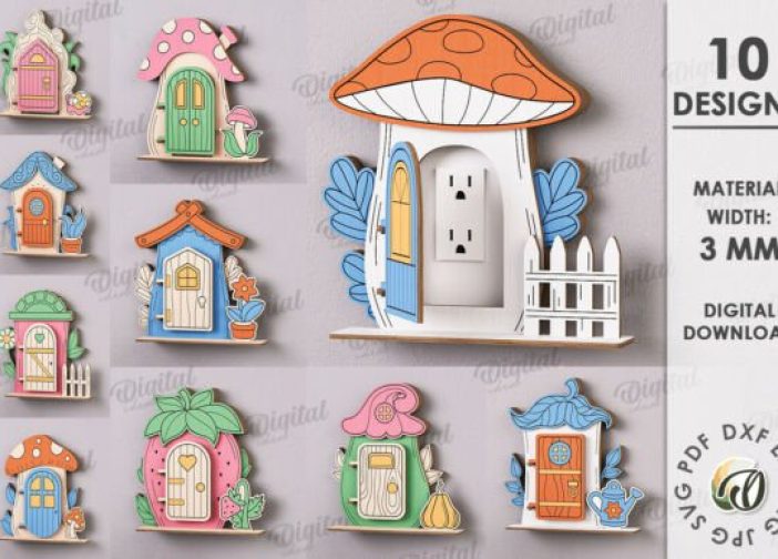 Puertas de puertas de fantasía para enchufes