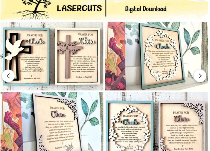 Regalo de bautismo svg regalo de recién nacido