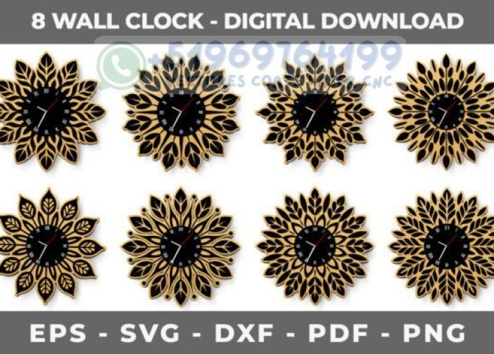 Reloj de pared bohemio