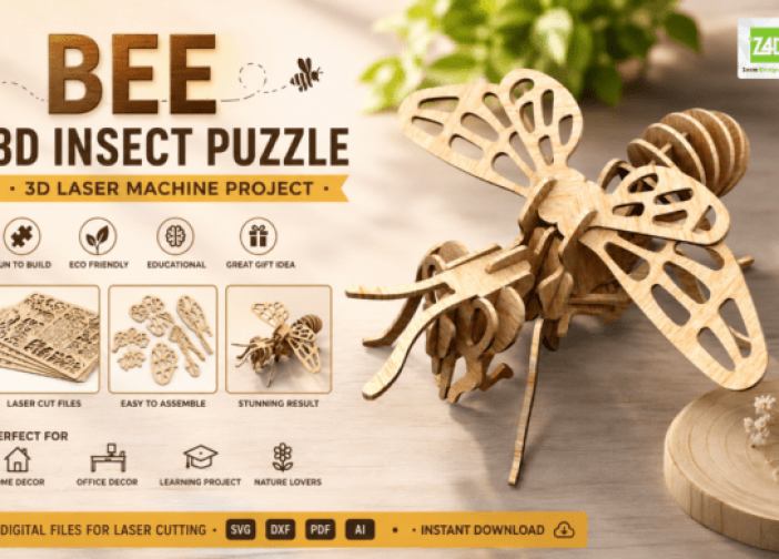 Rompecabezas 3D de abejas