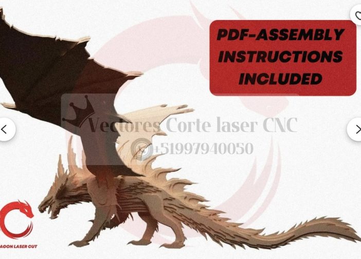 Rompecabezas 3d de dragón