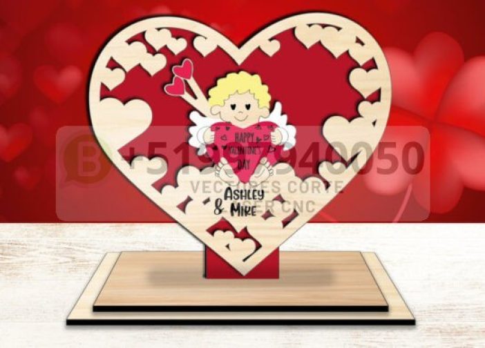 Signo de amor de Cupido para pareja de San Valentín