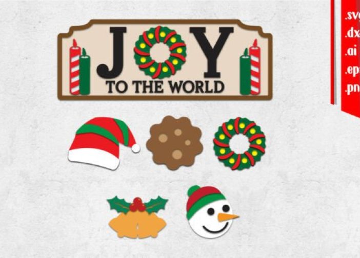 Signo navideños iconos intercambiable