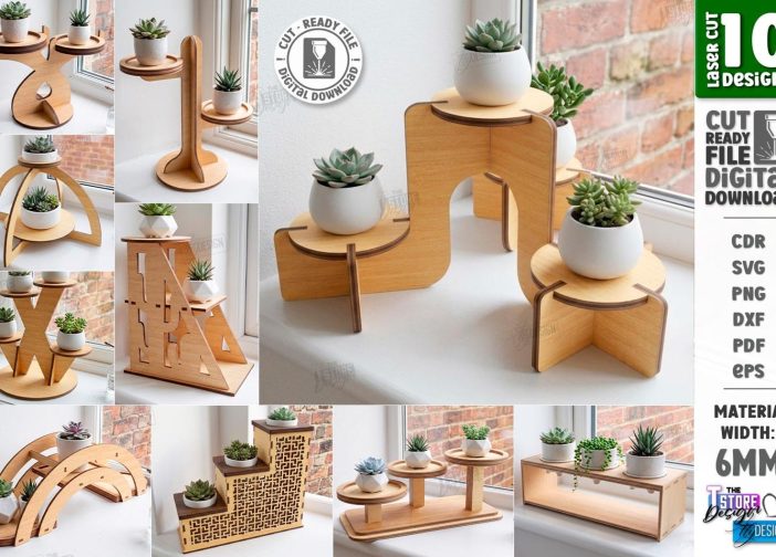 Soporte para plantas estantes para suculentas exhibir