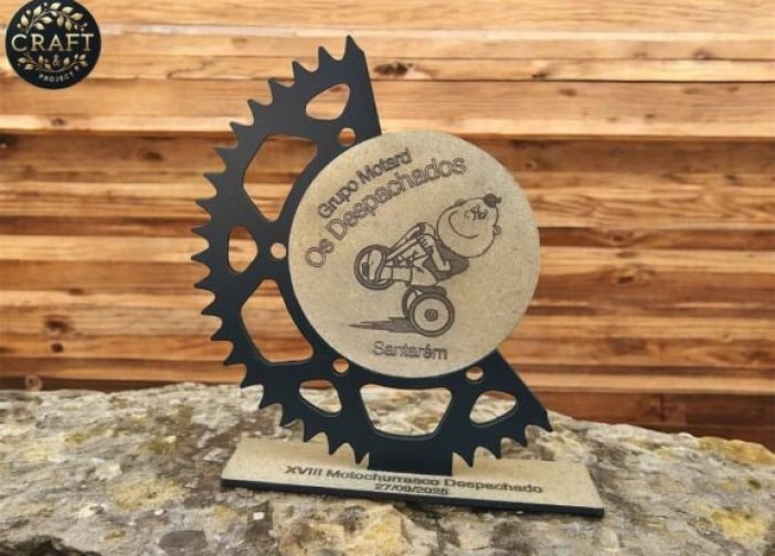 Trofeo de carrera de bicicletas