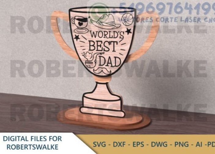 Trofeo del mejor papá del mundo