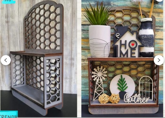 bandeja de exhibición de alambre de gallinero