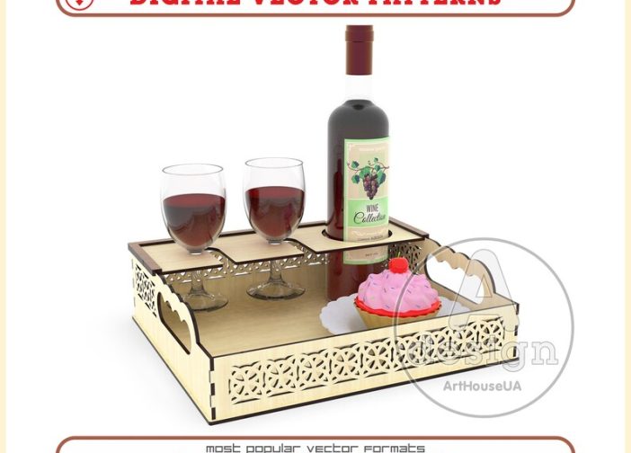 bandeja para servir vino, soporte para botellas de vino