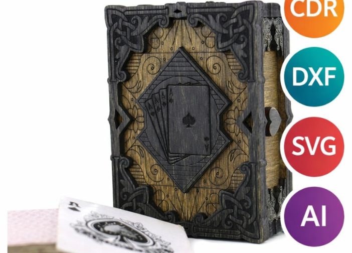 caja de baraja para cartas