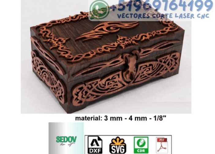 caja de recuerdos ornamentada