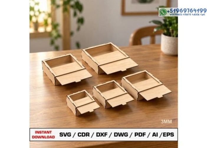 cajas con tapa deslizante