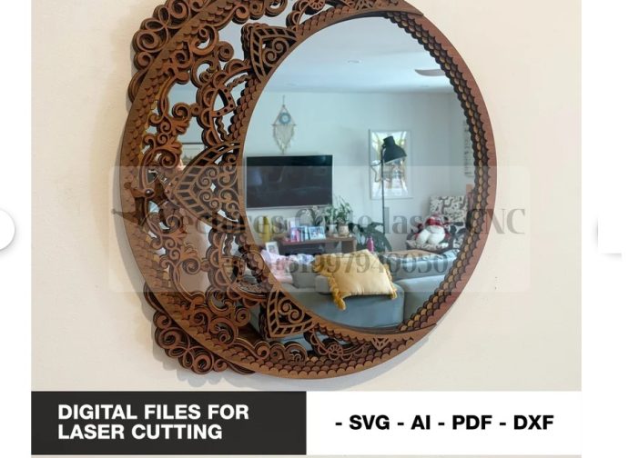 espejo de luna multicapa