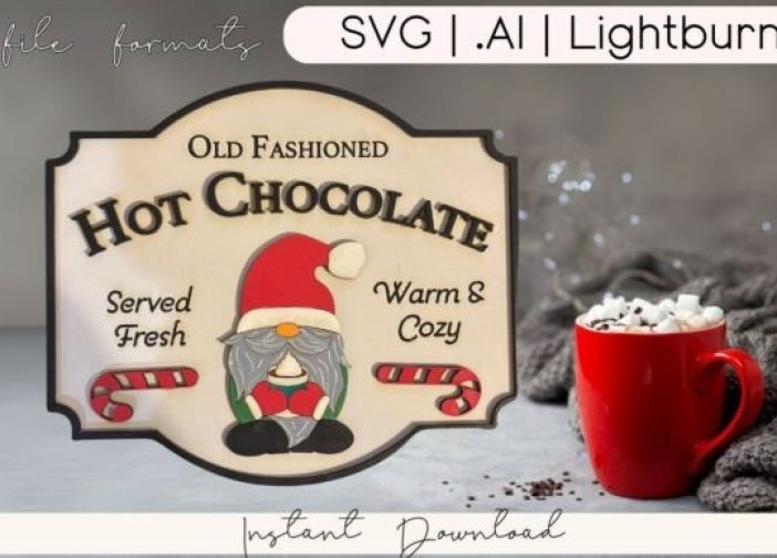 gnomo de chocolate caliente