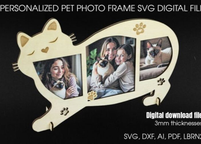 marco de fotos de gato1