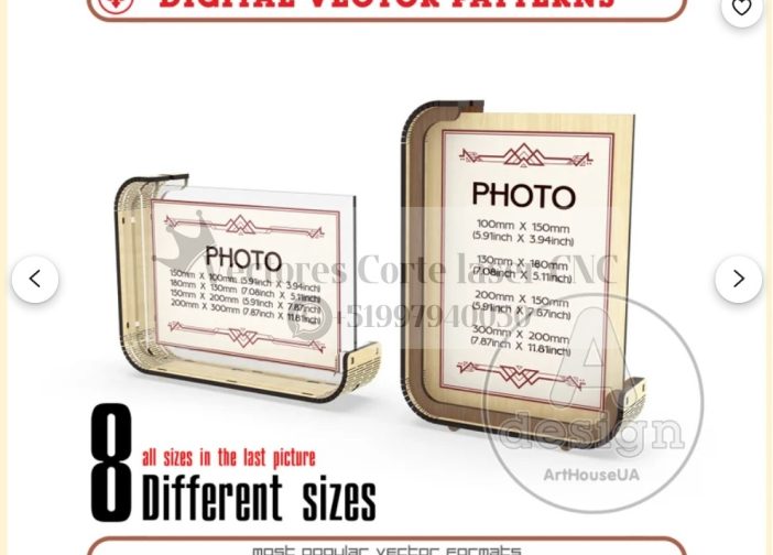 marco de fotos soporte de fotos moderno